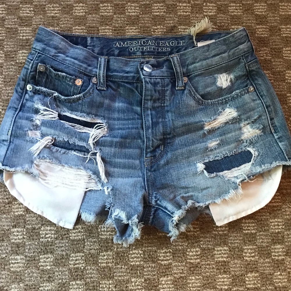 American Eagle distressed Jean shorts